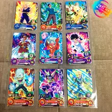 9 шт. Япония Dragon Ball Hero Card Flash SH3 Бог, супер сайян игрушки Goku Хобби Коллекционные игры Коллекция аниме-открытки