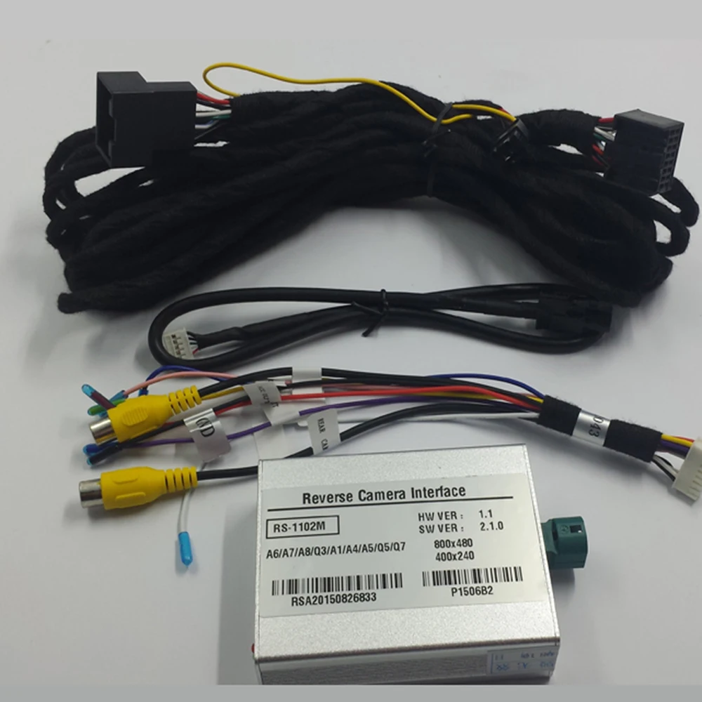 Excellent Car Rearview Backup Camera LVDS Video Interface For Audi A6 MMI 3G 4G With Parking Guidelines 5