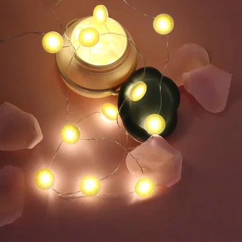 

Fruit Lemon LED 2.2M Copper Wire String Lights Waterproof Holiday lighting For Wedding Party Decoration Light