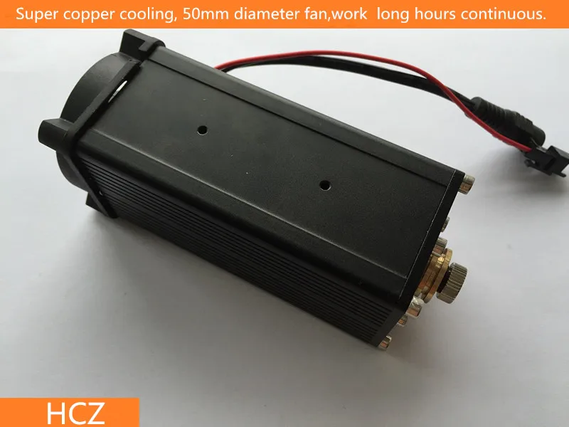 

DIY laser engraving machine 5.5W 12V power laser modules 5500mw450nm violet light focusing long working copper cooling