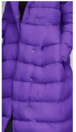 Женская зимняя одежда модное ТРАПЕЦИЕВИДНОЕ ПЛАТЬЕ пальто стильные длинные парки элегантное пальто с карманами Черная куртка теплая верхняя одежда - Цвет: purple