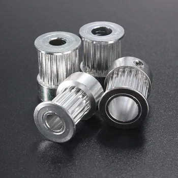 

GT2 16 teeth 20Teeth Bore 5mm/6.35mm/8mm Timing Alumium Pulley Fit for GT2 10mm Open Timing Belt for 3D Printer
