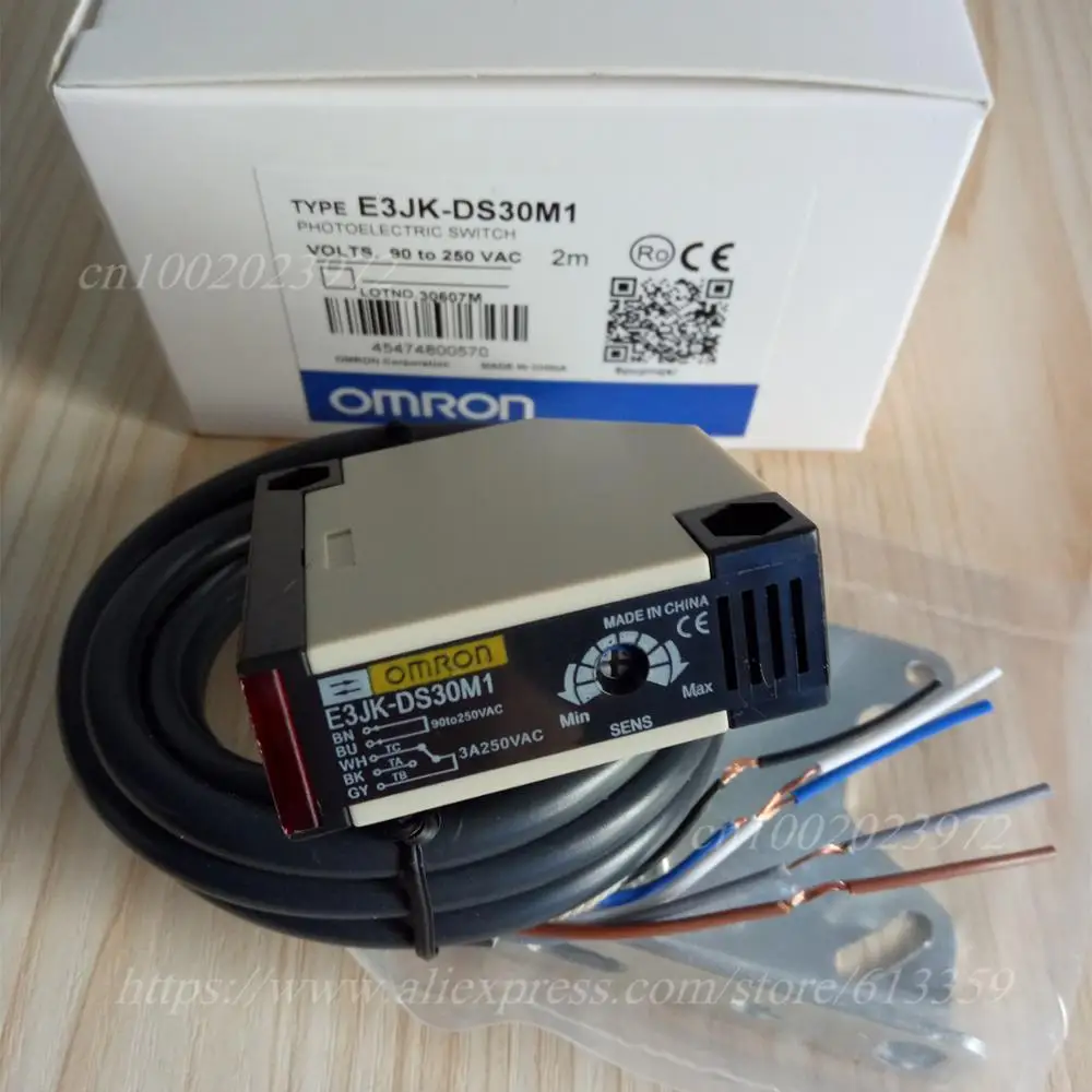 2 шт. Omron E3JK-DS30M1 3A 12-24VDC 90-250VAC 5 Провода диффузного отражения фотоэлектрический переключатель сенсор