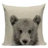 Animal Cushion Covers Decorative Pillows Kangaroo Hedgehog Monkey Sofa Custom High Quality 45Cmx45Cm Square Printing PillowCover ► Photo 3/6