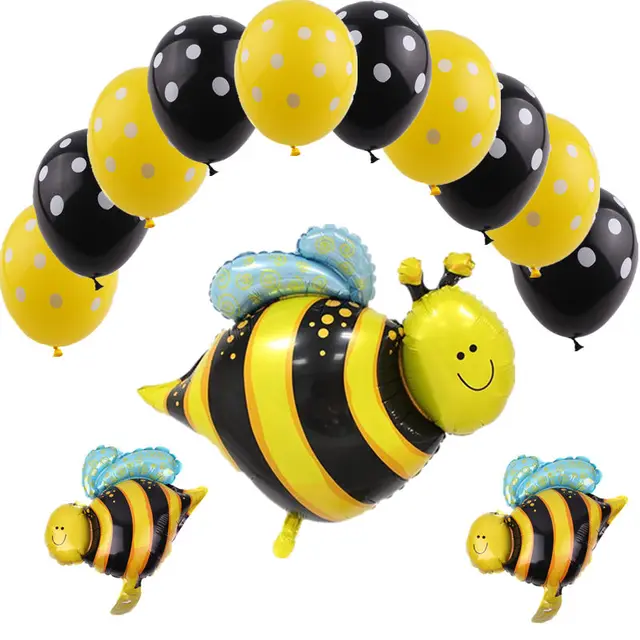 TSZWJ X-078 New series of bees aluminum balloons festival party decorations decorative balloons wholesale high quality