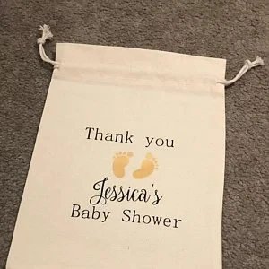 

personalize name date Christening birthday baby shower goodie favor muslim bags baptism wedding Hangover Kit party Candy pouches