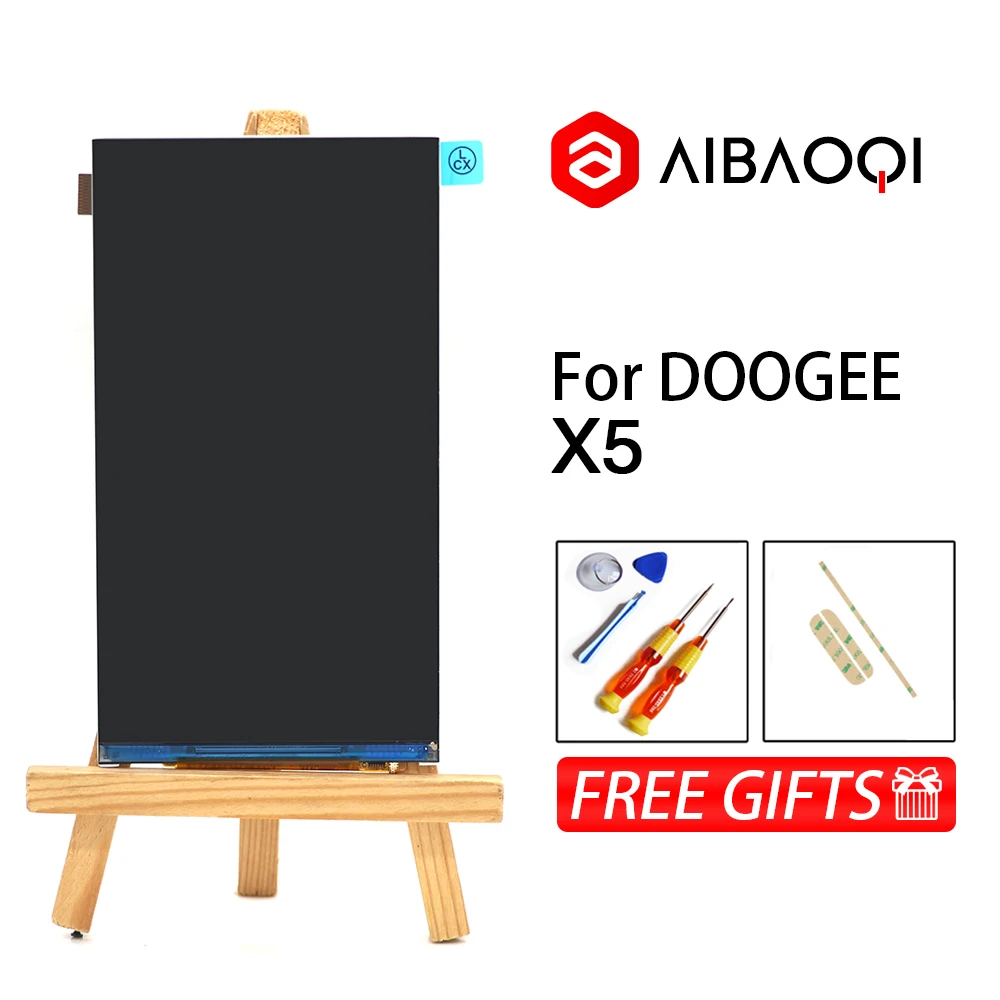 

AiBaoQi New Original 1280X720 LCD Display Assembly Replacement For Doogee X5/X5 Pro model Phone Android 6.0