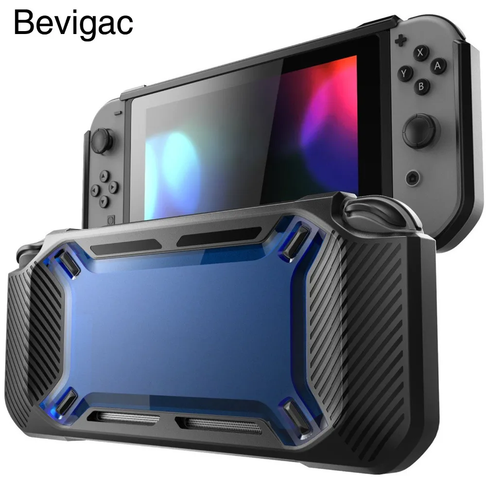 Чехол Bevigac из ТПУ Мягкий противоударный защитный чехол для Nintendo Switch аксессуары