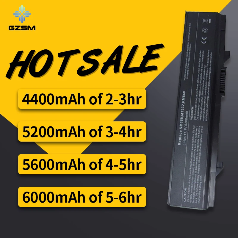 HSW 5200 мАч аккумулятор для ноутбука dell Latitude E5400 E5410 E5500 E5510 0RM668 312-0762 312-0769 312-0902 451-10616 451-10617 KM668