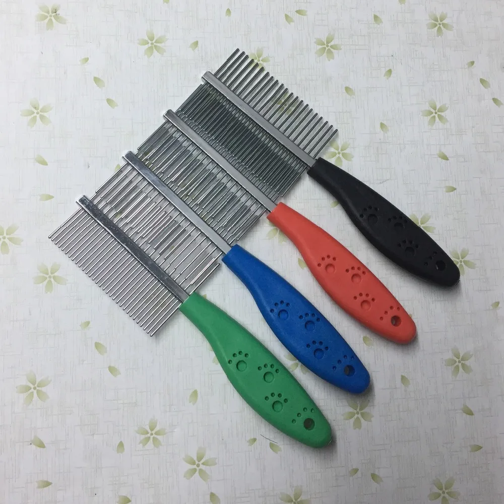 Comb sim009 Any color Pet Double sided Comb Cat Dog Grooming Combin