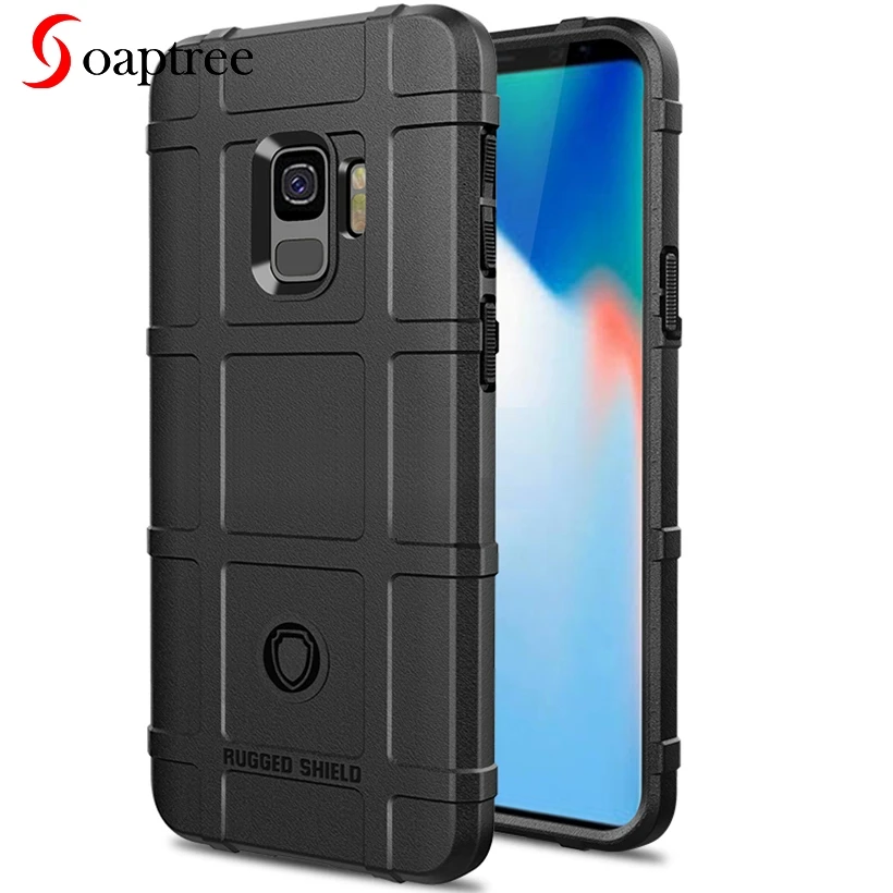 

Soaptree Rugged Silicone Cases For Samsung Galaxy S9 Plus Case For Samsung Galaxy Note 9 J6 J4 Plus A7 2018 Soft shield Cover