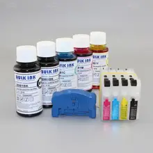 Чернила способ пополнения чернил комплект для LC203 LC205 LC207 пустой многоразового струйный картридж для MFC-J485DW, MFC-J5520DW, MFC-J5620DW и т. д