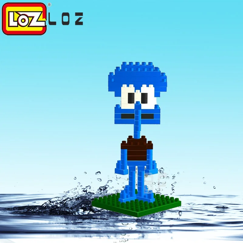 LOZ блоки алмазные строительные игрушки Фигурки 3D кирпичи раннее образование