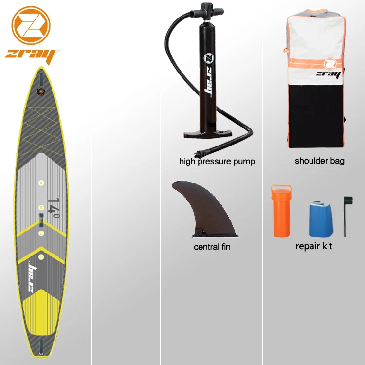 Доска для серфинга 431x71x15 см 14 футов JILONG Z RAY R2 надувная sup гоночная быстрая доска стоячая весло доска для серфинга скоростная Спортивная лодка бодиборд - Цвет: SET A