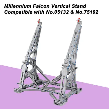 

05132 MOC Millennium Falcon Vertical Display Stand Compatible with 75192 Ultimate Collector's Model with Paper Manual