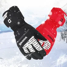 Для женщин для мужчин лыжный люк сноуборд снегоход мотоциклетные зимние перчатки ветрозащитные водонепроницаемые теплые унисекс Wi