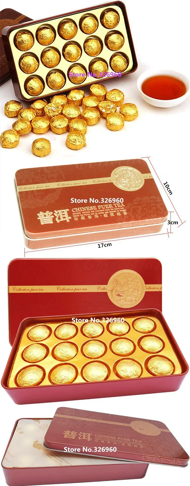  Promition China Mini Tuocha Yunnan Slimming Puer Tea Puerh health tea tin packaging Black Tea Flavor Pu'er Tea 