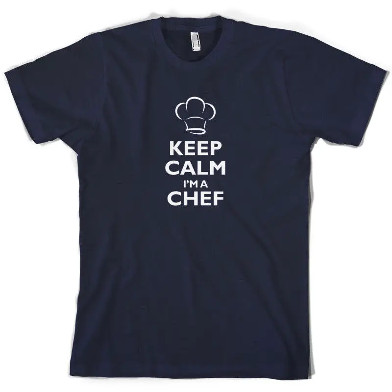 

Keep Calm i ' M un Chef - Camiseta Hombre - Cook - Cocinar - Head - 10 Colores