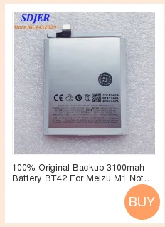 Для MEIZU M3S Замена батареи высокое качество 3020 мАч части батареи для MEIZU M3S BT15 смартфон