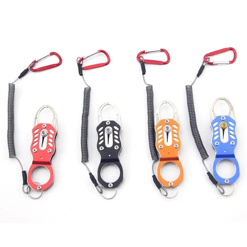 

Light Portable Aluminum Alloy Fish Control Pliers Clip Fish Mouth Lip Tongs Fishing Tool Clip
