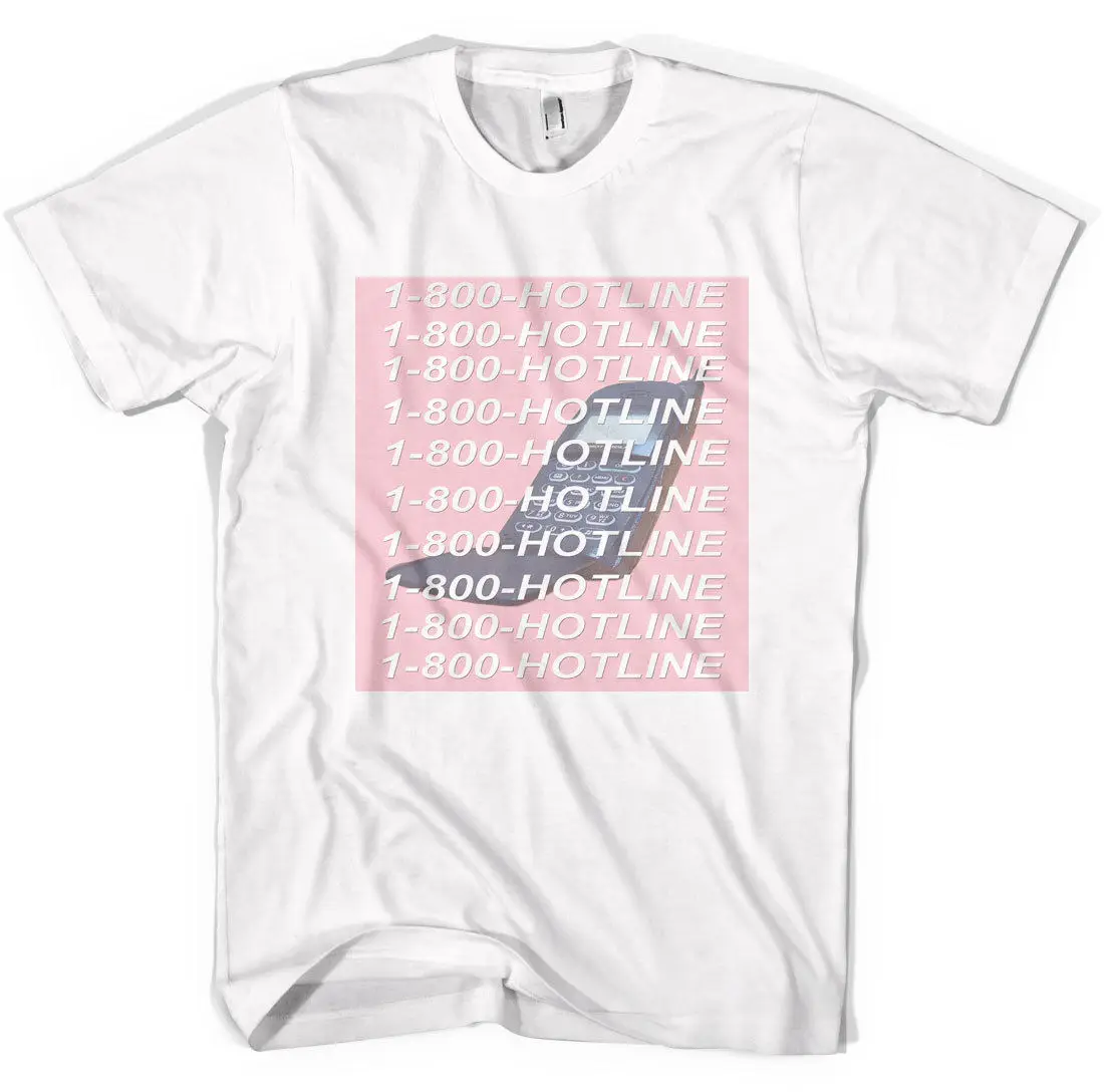 

Hotline Unisex Drake Hip Hop T Shirt All Sizes Colours Youth Round Collar Customized T-Shirts Top Tee Cartoon