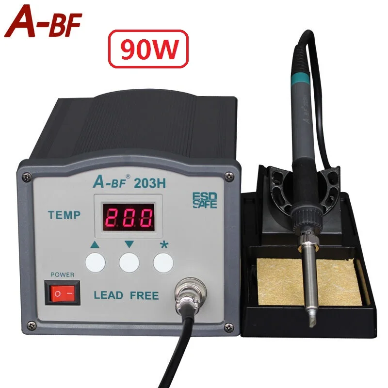 

New A-BF 203H 90W 205H 150W Soldering Station High frequency 220V Lead free solder Soldering Station 200 500 soldering iron tips