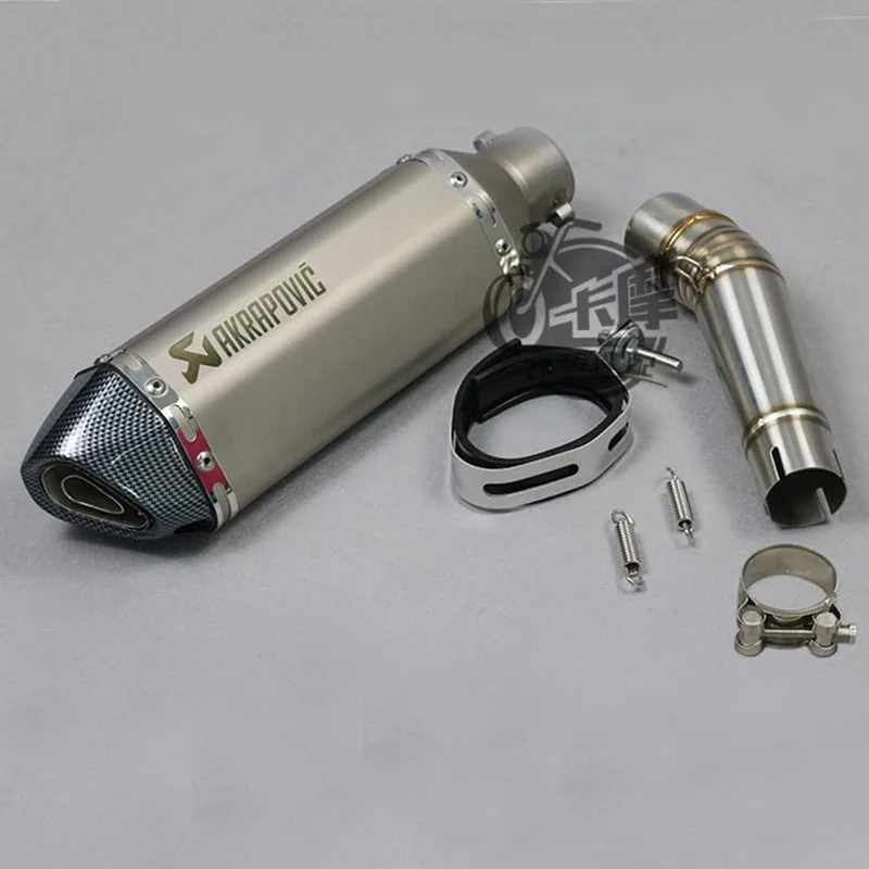 

Motorcycle Akrapovic Yoshimura exhaust escape moto with DB killer middle section link pipe slip-on for NC700 NC750A/S/XN