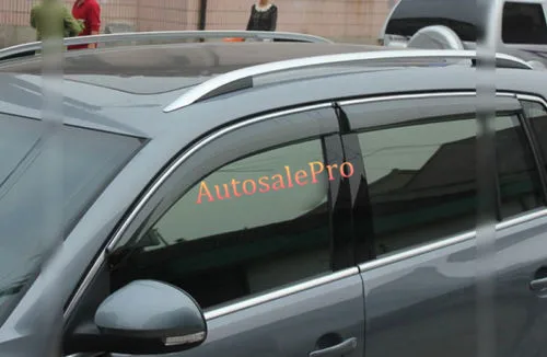 Для Volkswagon VW Tiguan 2009 2010 2011 2012 2013 двери, окна козырек вентиляционная защита дефлектортрим
