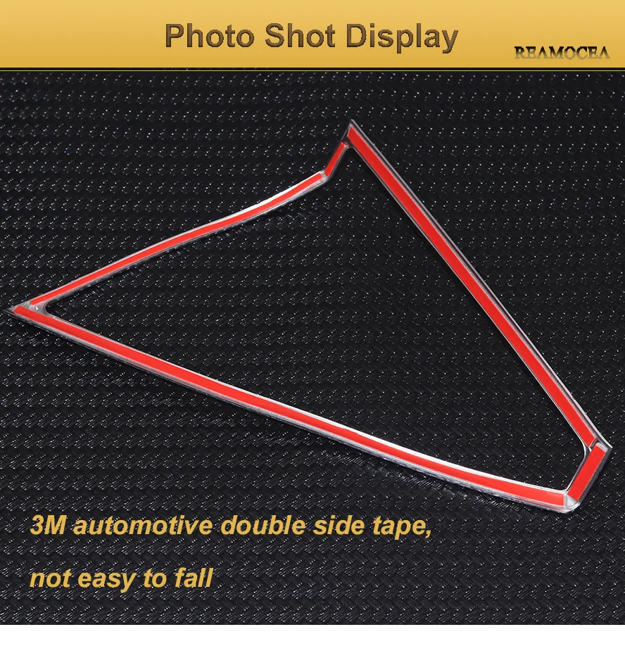 Reamocea 2Pcs Car Styling Interior Front Door Speaker Horn Frame Trim Stickers Decorative Cover for Mercedes-Benz C-Class W204 (11)