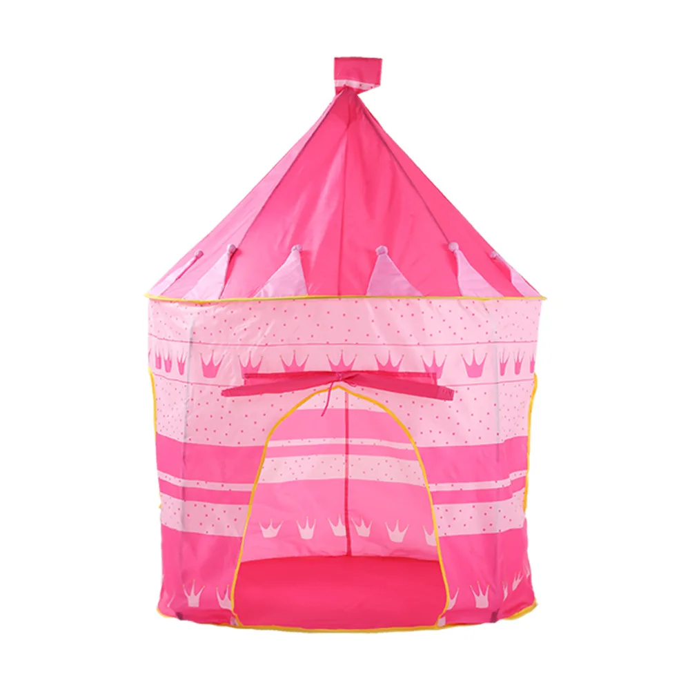 YARD Foldable Castle Tent For Kids Children Pink Purple 105*135cm