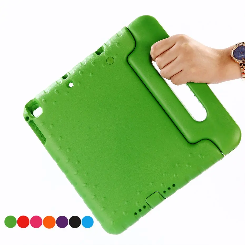 Comprar Funda para ipad air air 2 9,7 pulgadas de mano a prueba de golpes EVA cubierta de cuerpo completo funda de soporte para niños para ipad 2017 2018