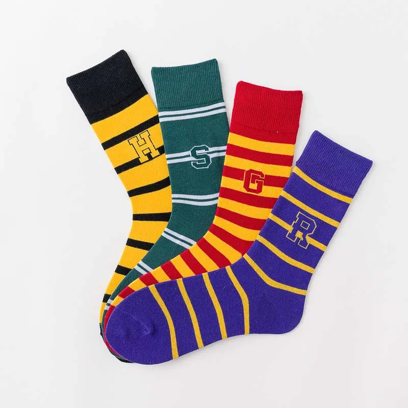 2019 новые творческие весна/лето мода полосатый Laszlo Harajuku унисекс носки буквы Meias тренд Баскетбол счастливые носки