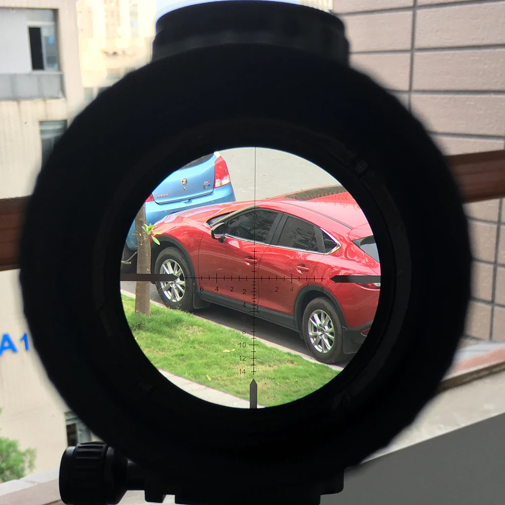 KANDAR 10x42 AOE стекло сетка Красная подсветка прицел фиксированное увеличение 10x