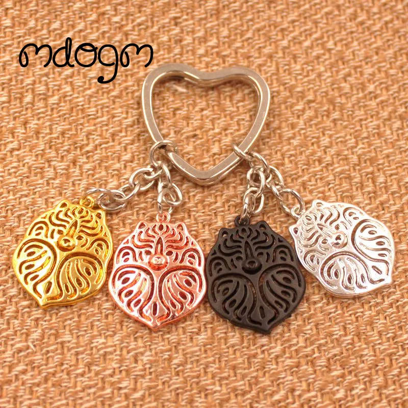 

2019 Cute Pomeranian Dog Animal Purse Handbag Charm Metal Pendant Keychain For Bag Car Women Men Key Ring Love Jewelry K029