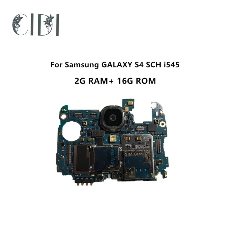 CIDI полностью Рабочая основная плата для Samsung GALAXY S4 SCH i545 материнская с чипами