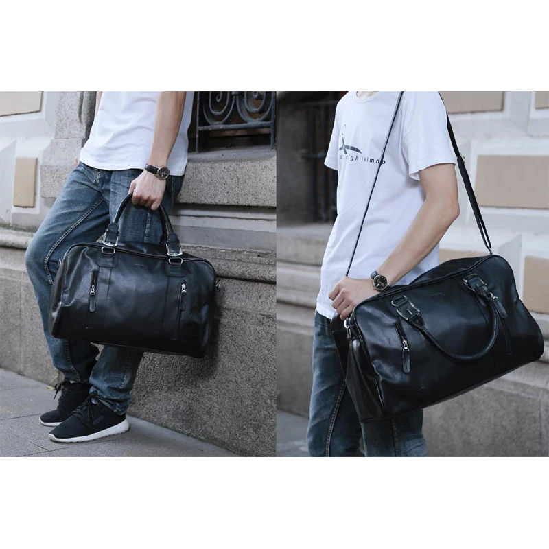 Tiding Brand New Duffle Bag Men Genuine Leather Travel Weekender Tiding Brand New Duffle Bag Men Genuine Leather Travel Weekender Bags Casual Style Weekend Overnight 1024 In From Luggage On