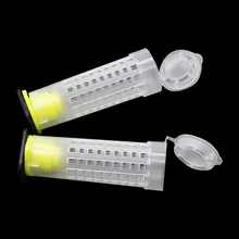 Цилиндрическая пчелиная маточная Клеточка, инструменты для пчеловодства, устройство для защиты пчелиная матка, устройство для кормления королевы, пчелы, оборудование для пчеловодства, 50 шт