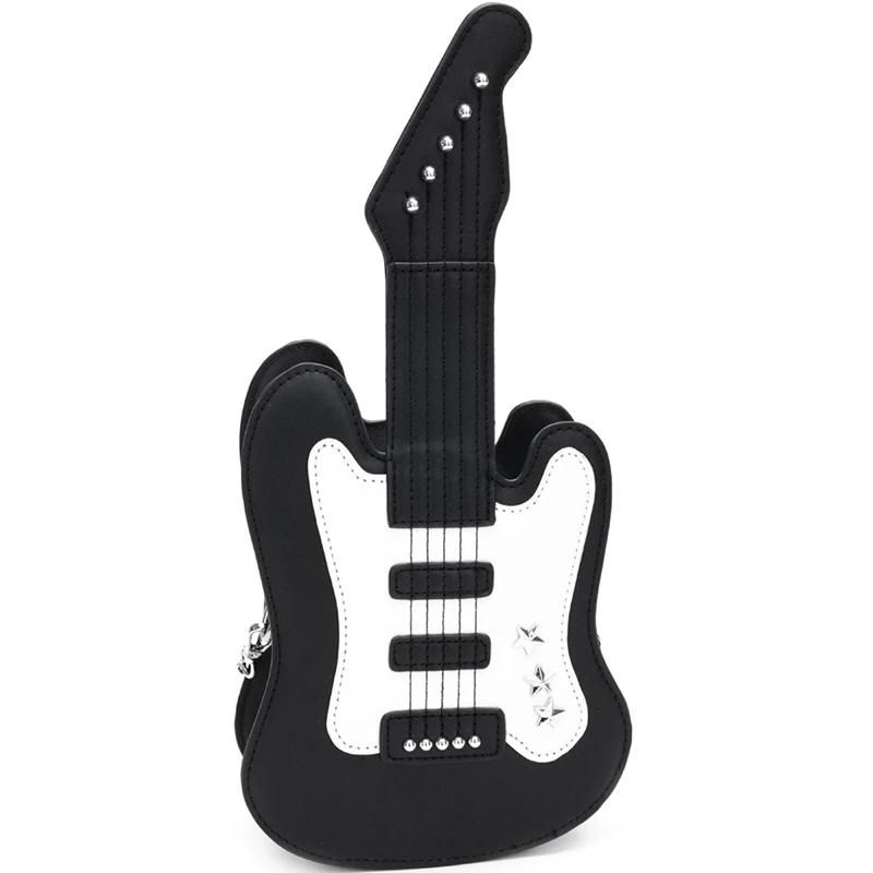 

Creative Violin Leather Girl Women'S Metal Chain Messenger Bag Shoulder Bag Mini Messenger Bag Flip Bag