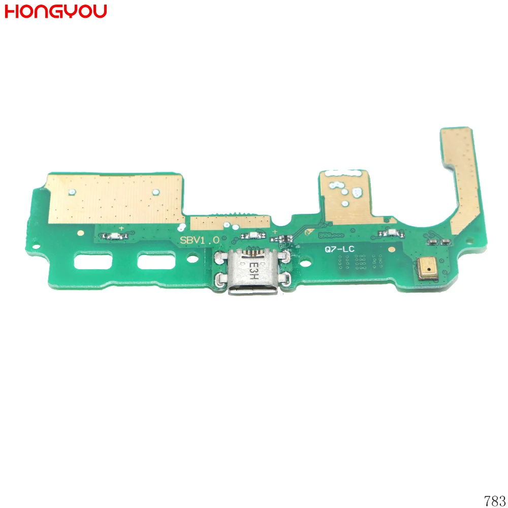 

USB Charging Port Dock Plug Jack Connector Charge Board Flex Cable With Microphone For ZTE Blade S6Lux Q7