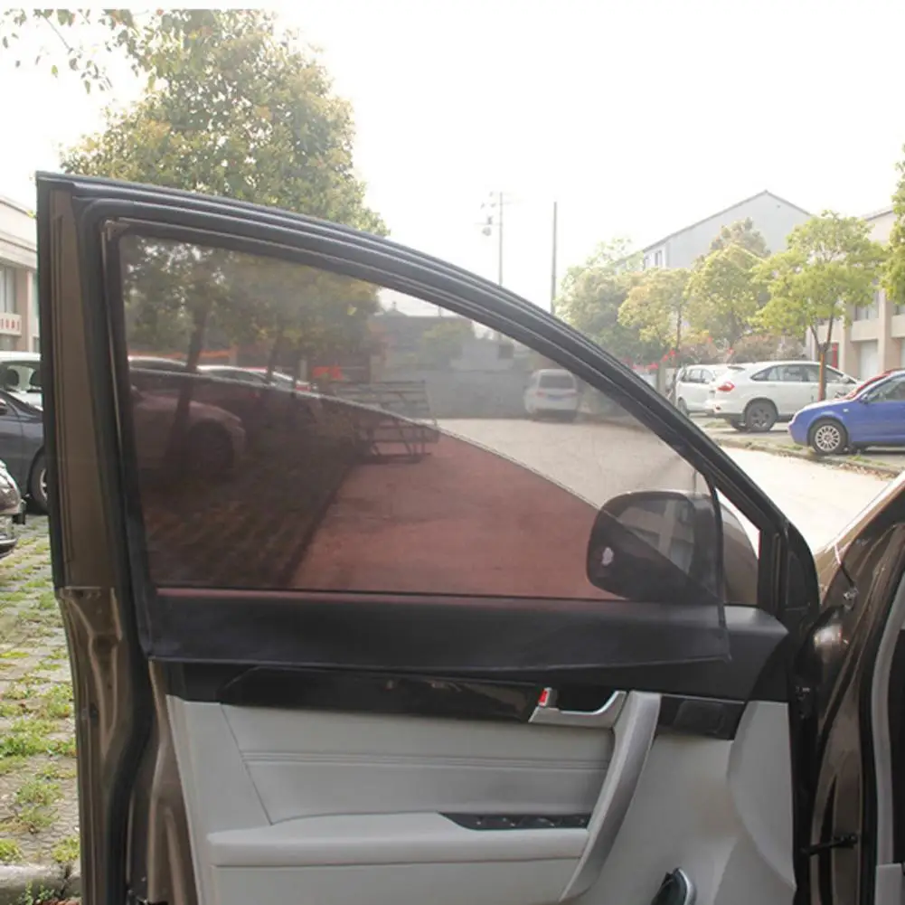 Магнитный автомобильный солнцезащитный козырек с защитой от УФ-лучей, автомобильная шторка для окна автомобиля, солнцезащитный козырек с сеткой на боковое окно, летняя Защитная оконная пленка