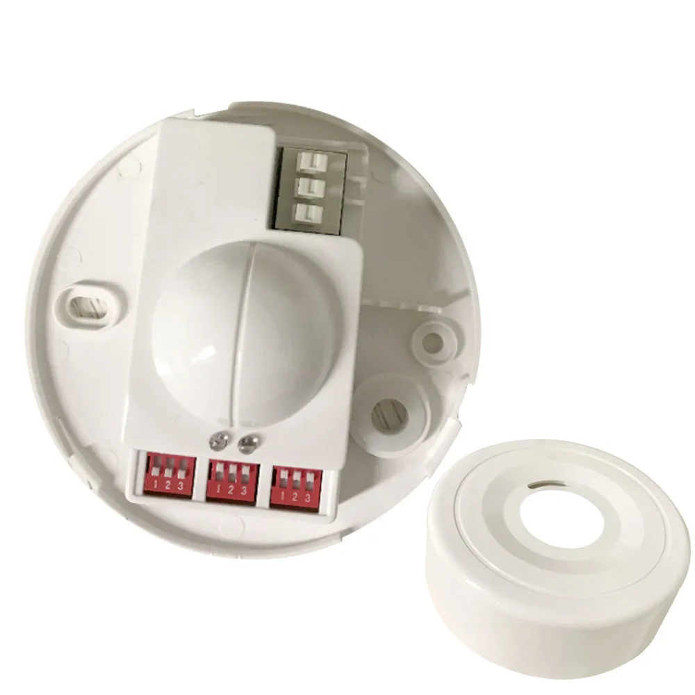 

110V-240V 5.8GHz HF System LED Microwave 360 Degree Radar motion Sensor Light Switch Ceiling light Body Motion Detector