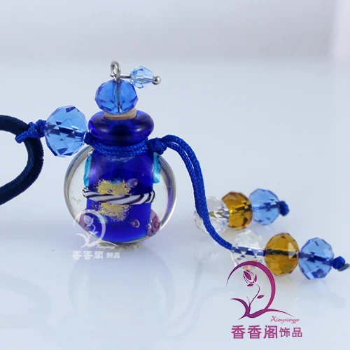 Оригинальное ожерелье 2 шт. (с шнуром) в виде бутылки с эфирным маслом |perfume