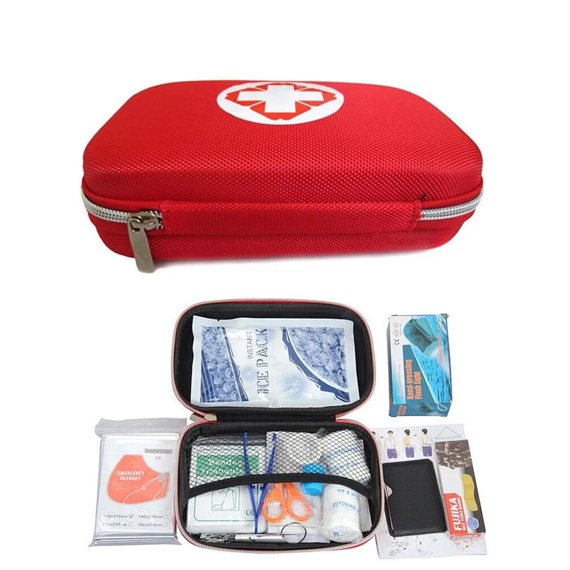 18Pcs EVA first aid kit outdoor survival family rescue disaster