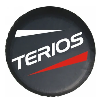 

14" 15" 16" Inch (Tire Diameter 24" -31") Heavy-Duty PVC Leather Spare Tire Cover Case Protector Bag Pouch For Daihatsu Terios