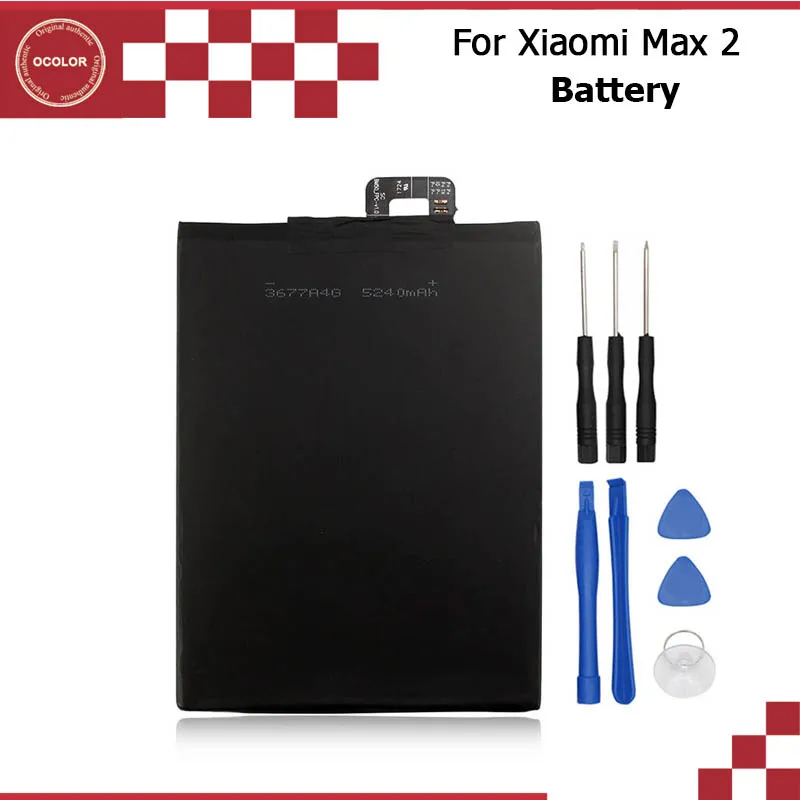 Ocolor для Xiaomi Mi Max 2 Max2 BM50 Батарея 5200/5300 мАч Резервная аккумуляторная батарея