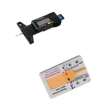 Автомобильный цифровой измеритель глубины протектора шин, штангенциркуль с ЖК-дисплеем 0-25,4 мм AP Janu 19