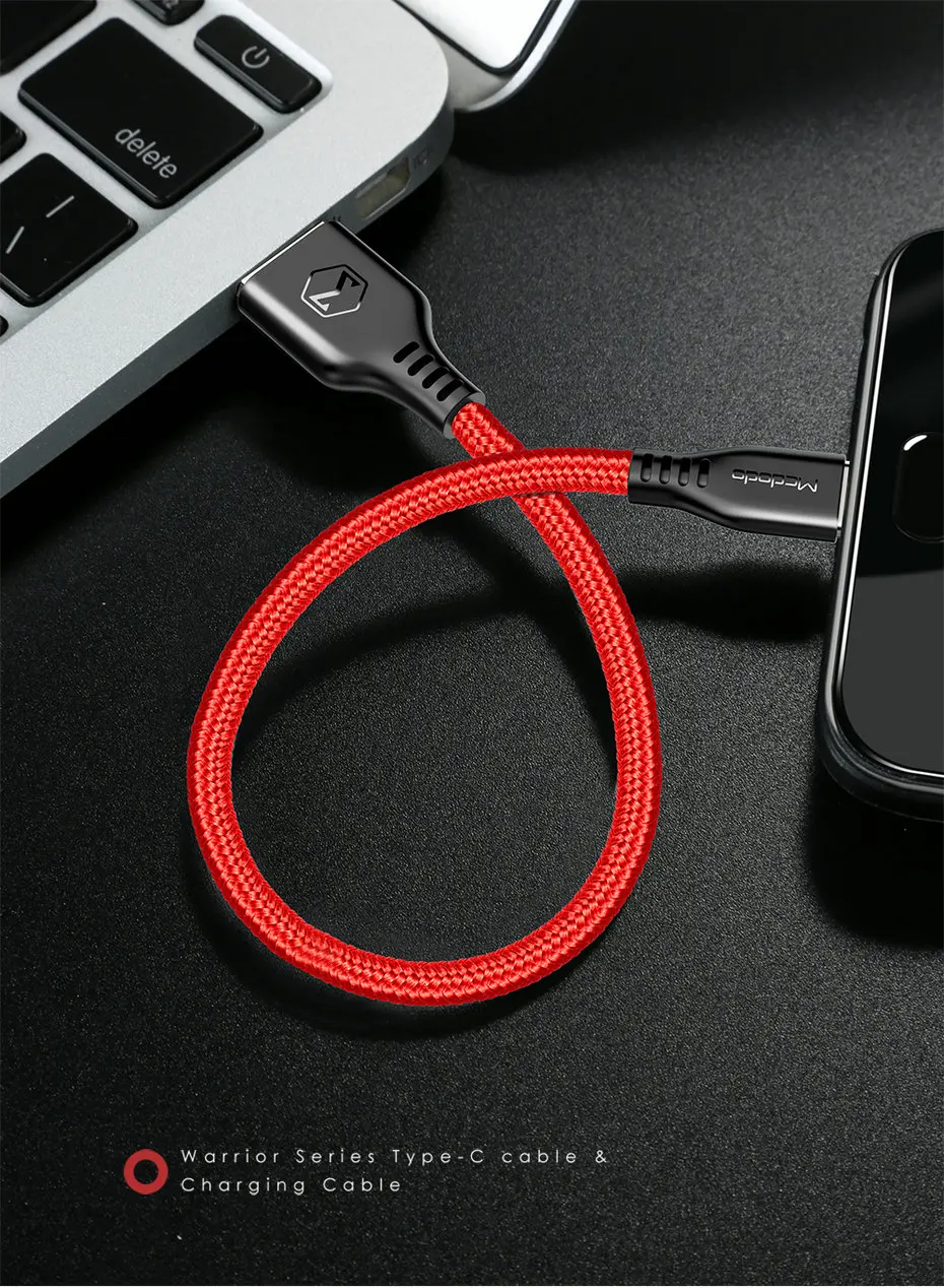 Mcdodo usb type-C кабель 5А для быстрой зарядки type-C кабель для синхронизации данных для samsung S9 Nexus 6P 5X huawei Xiaomi USB C кабель