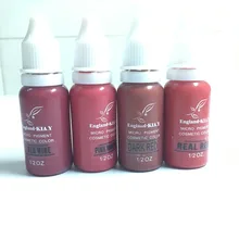 4 шт Губы 3D Микро Пигмент тату-машина чернила для перманентного макияжа