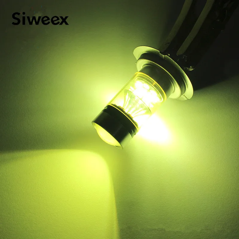 2 шт. 100 Вт H1 H3 H4 H7 H8 H13 H16 20 SMD высокомощный супер яркий золотой светодиодный