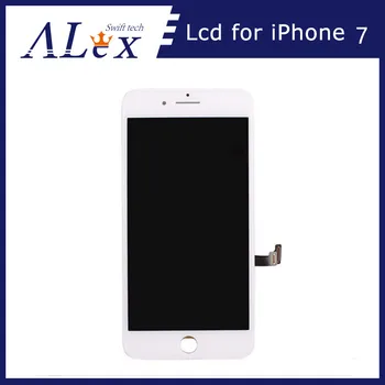 

20pcs/lot screen for iPhone 7 Replacement Screen LCD Digitizer Assembly White Black nice color display for iphone 7 free ship